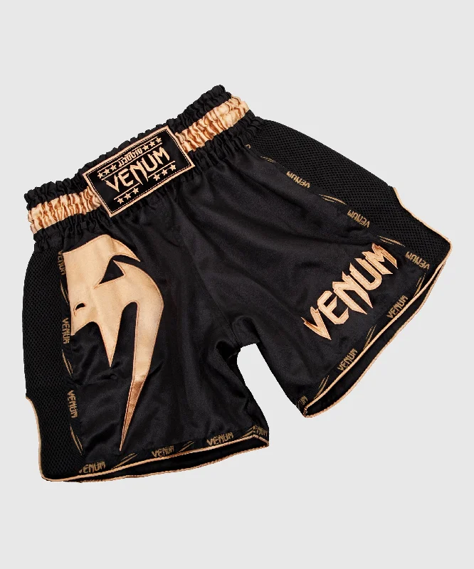 Discover Now Venum Giant Muay Thai Shorts - Black/Gold