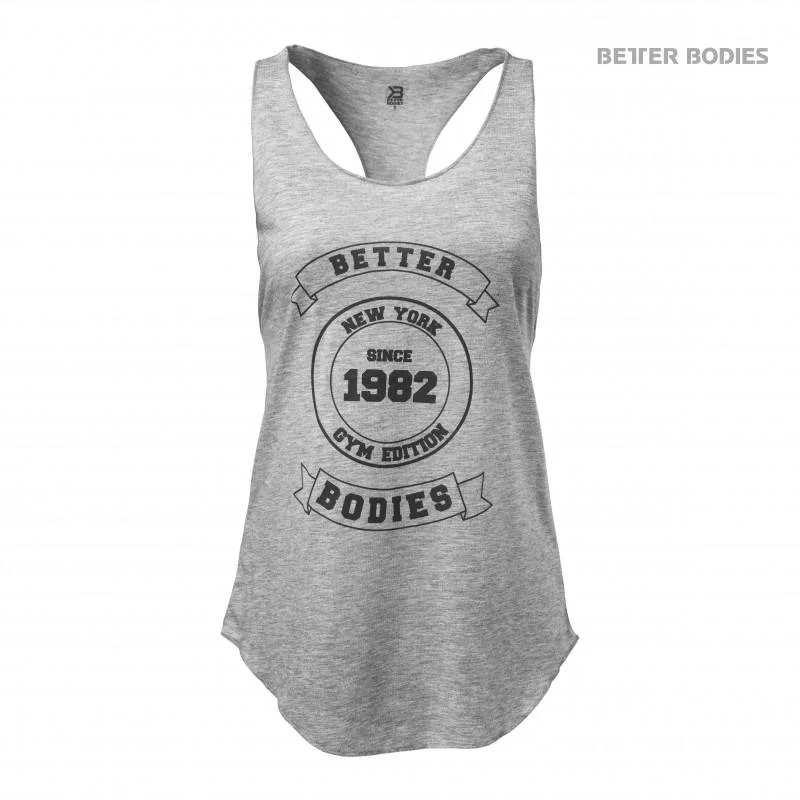 Stylish Women's Clothing Better Bodies Bowery Tank - Greymelange