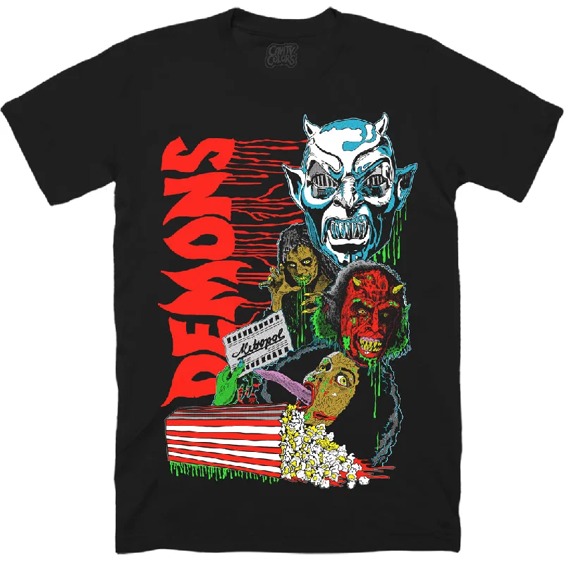 Modish Fashion Discounts DEMONS: RETRO HORROR - T-SHIRT