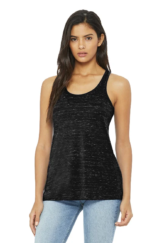 Flirty Fashion Discounts Bella + Canvas Womens Flowy Tank Top - Black Marble