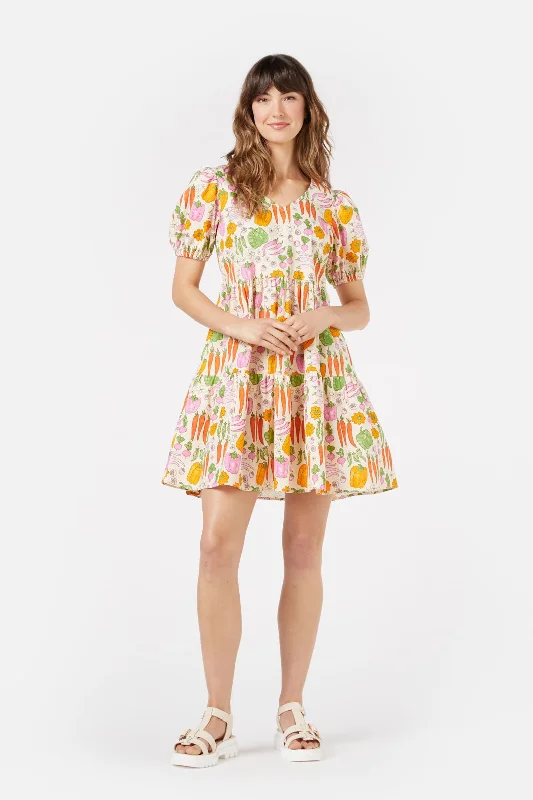 Budget Friendly Veggie Patch Mini Dress