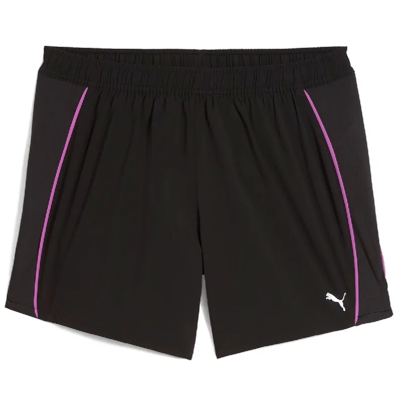 Avant-Garde Style Promotions Puma Run Velocity 5 Inch Shorts - Womens - Black/Wild Berry