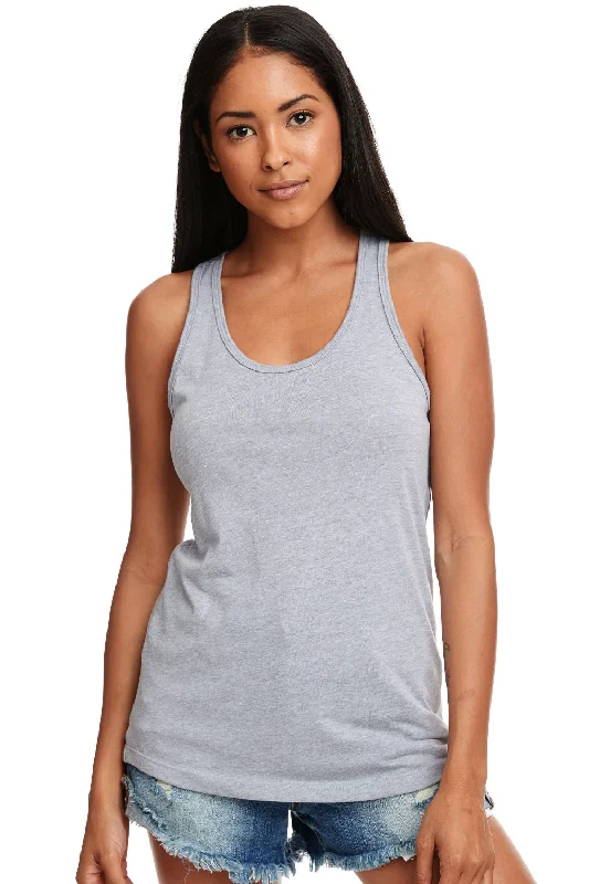 Fashionable Comfort Promotions Next Level Womens Ideal Jersey Tank Top - Heather Grey